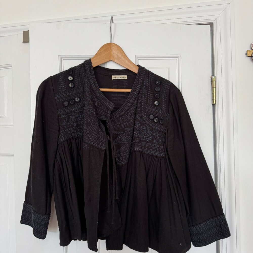 Cropped Embroidered Jacket